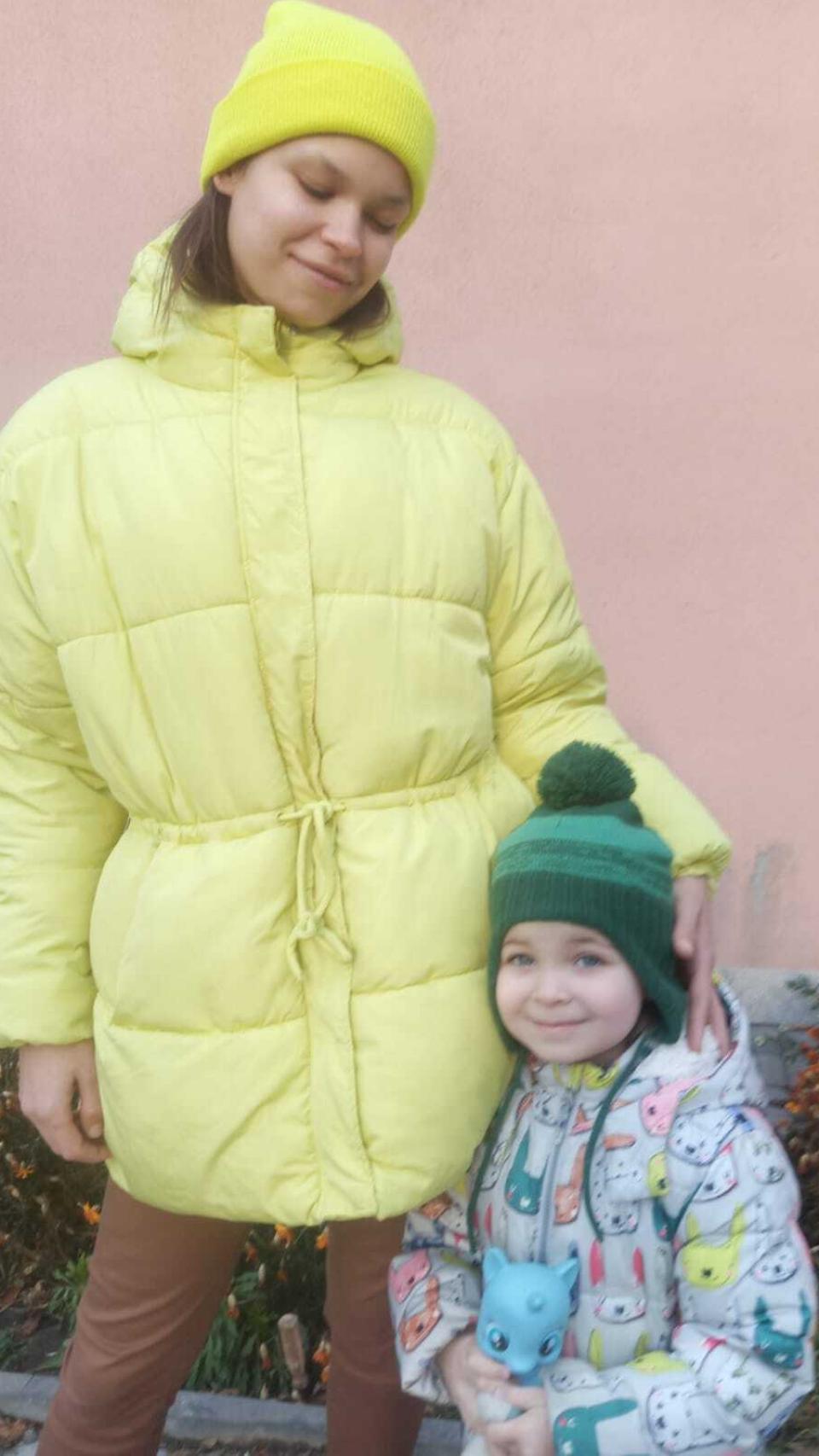 María y su hija.