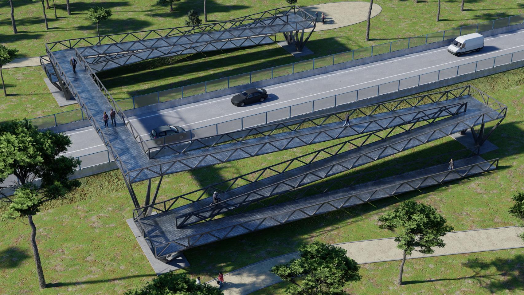 La pasarela que también se espera construir en Simancas