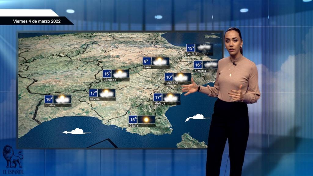 El tiempo para el viernes 4 de marzo.