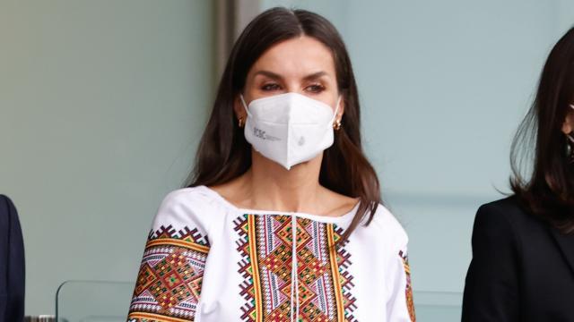 Letizia en un acto de la Fundación Mutua Madrileña.