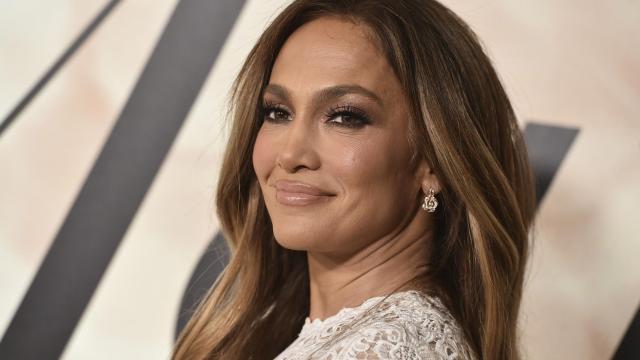 Jennifer Lopez durante un evento en Los Ángeles.