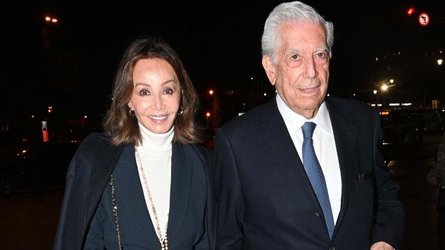 Isabel Preysler y Mario Vargas Llosa, este miércoles 2 de marzo en Málaga.