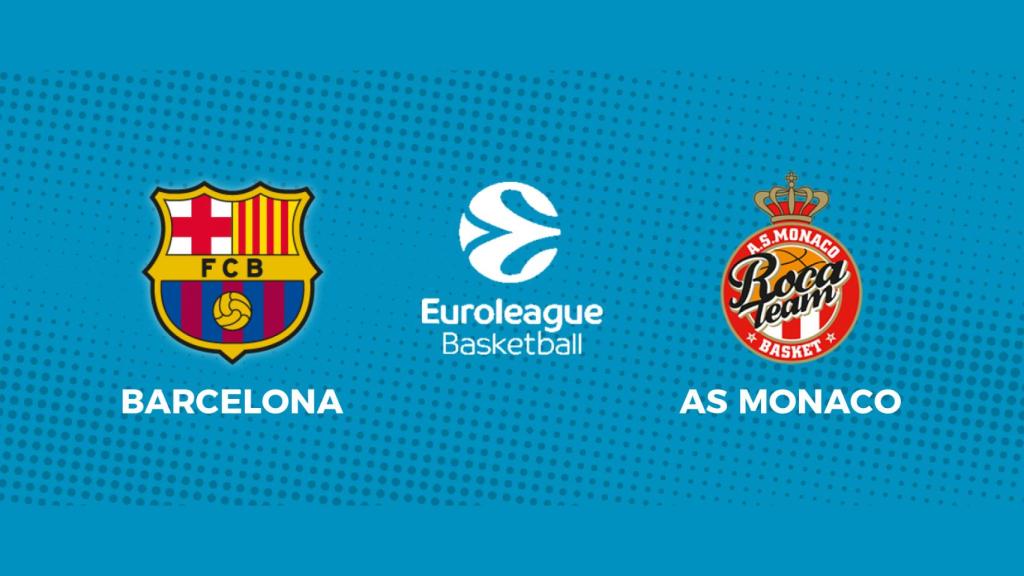 Barcelona - AS Monaco: siga en directo el partido de la Euroliga