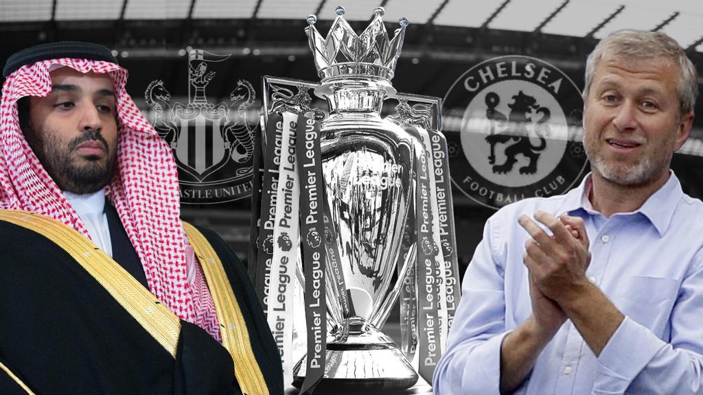 Mohammad bin Salman y Roman Abramovich, en un fotomontaje