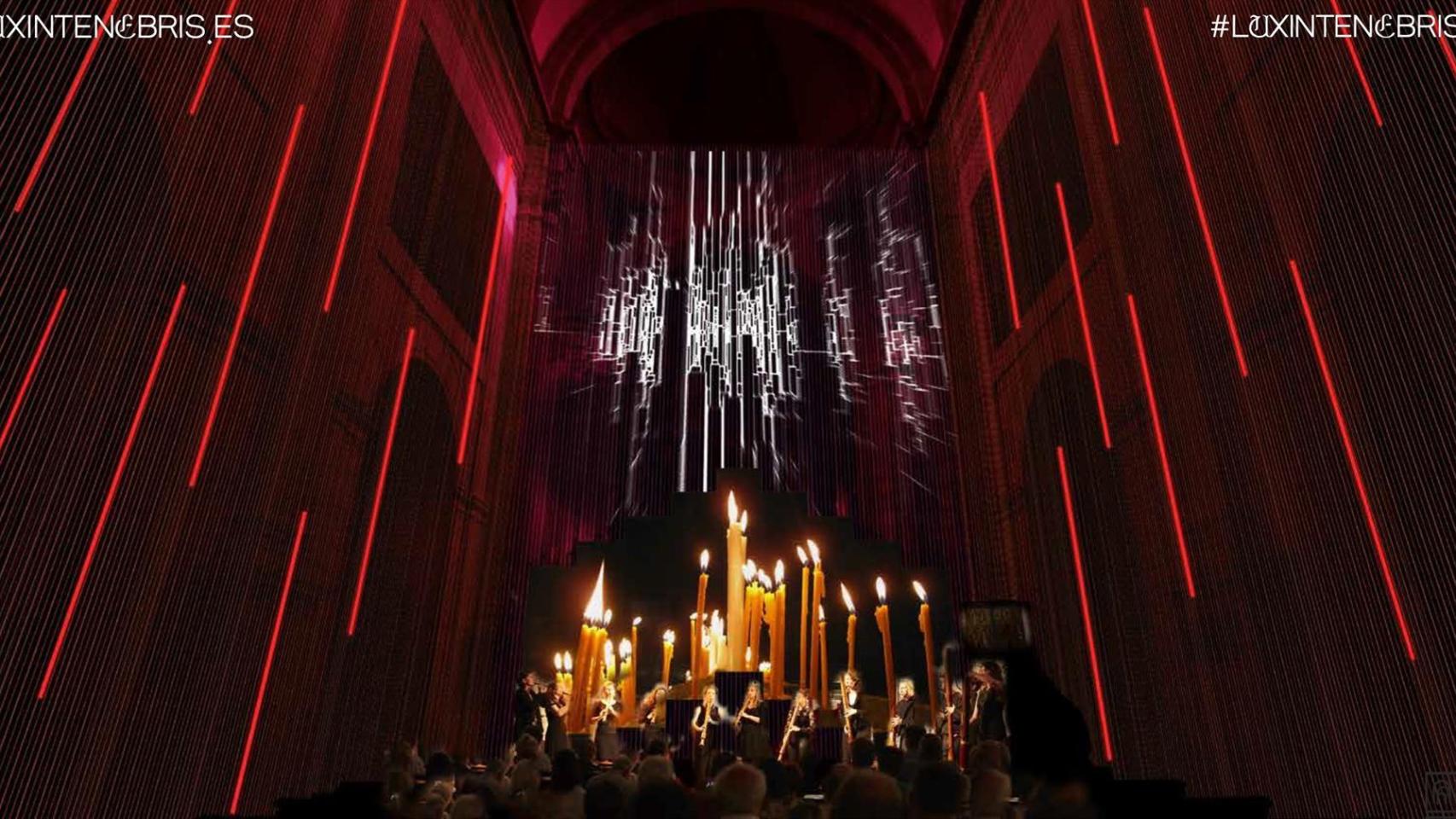 Uno de los momentos de 'Lux in Tenebris' en ediciones anteriores.