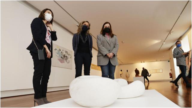 Inauguración de la muestra en la sede Afundación.