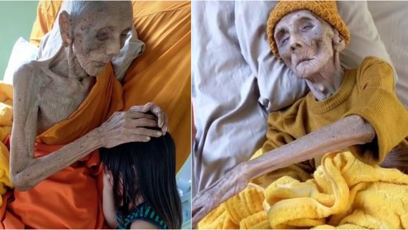 El impresionante aspecto de un monje budista con 109 años en Tik Tok: así se ha hecho viral