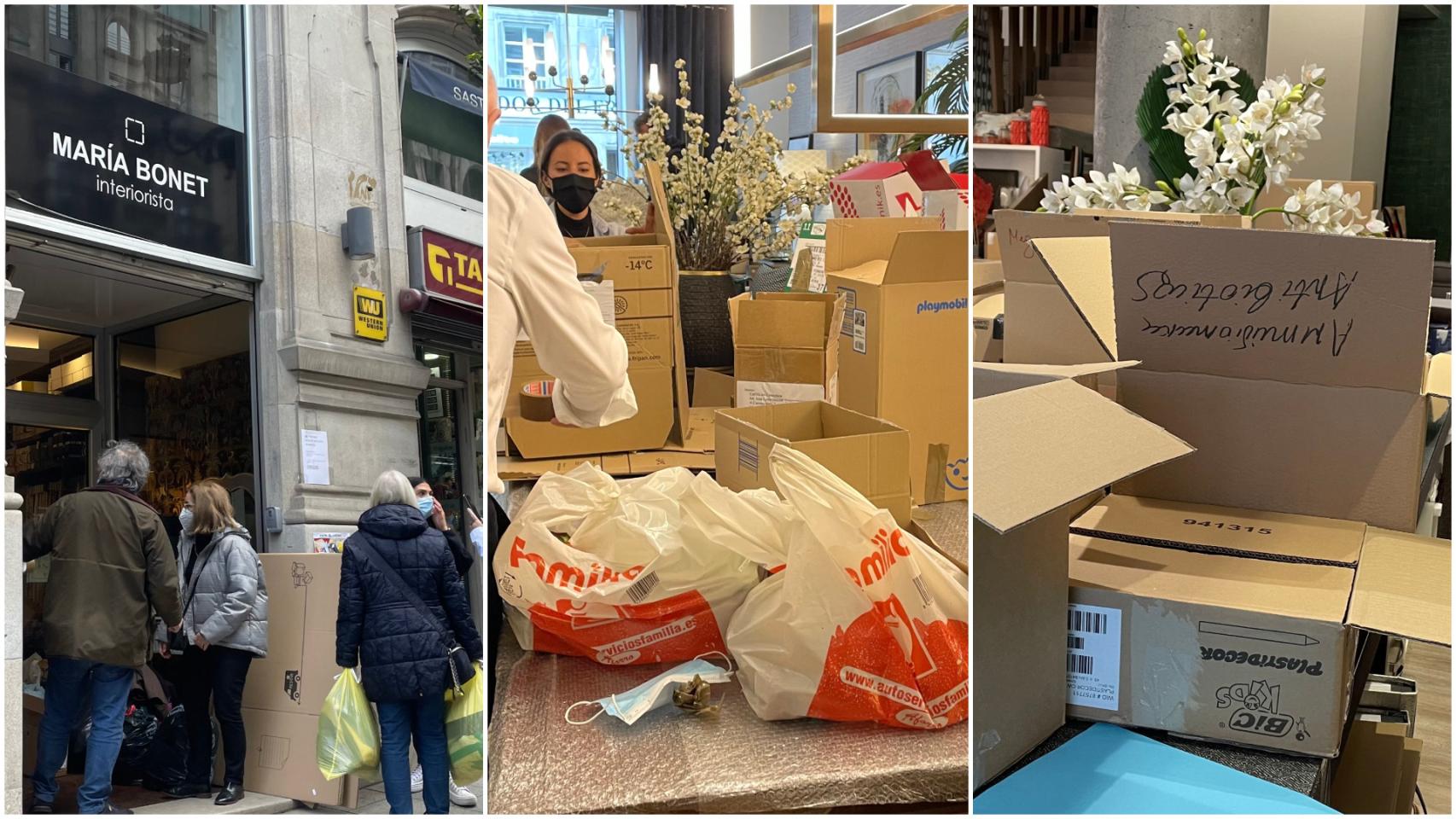 Camiones repletos de solidaridad viguesa parten hacia Ucrania
