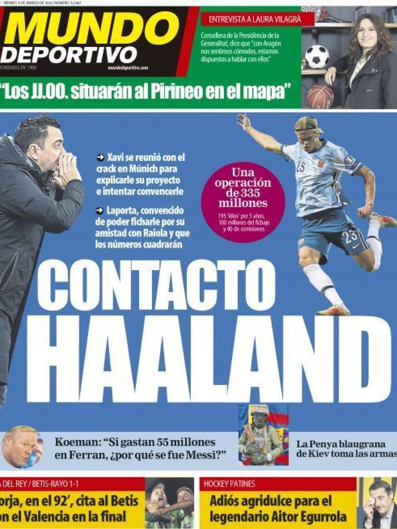 Portada Mundo Deportivo