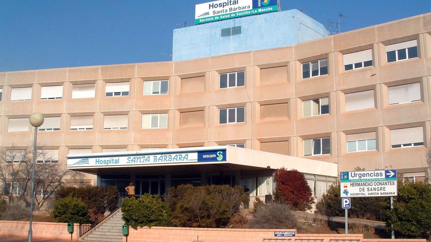 Hospital Santa Bárbara De Puertollano. Foto: Sescam