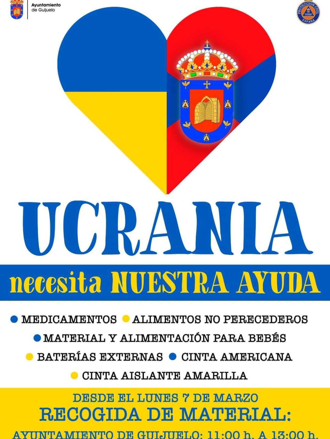 Cartel de la recogida en Guijuelo