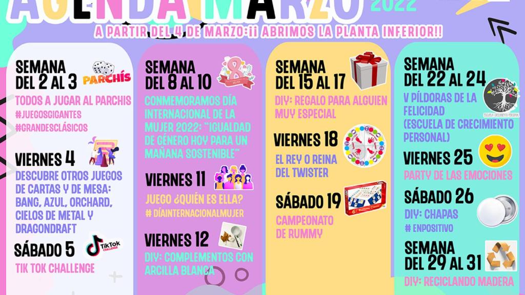 Agenda Joven de marzo en Guijuelo