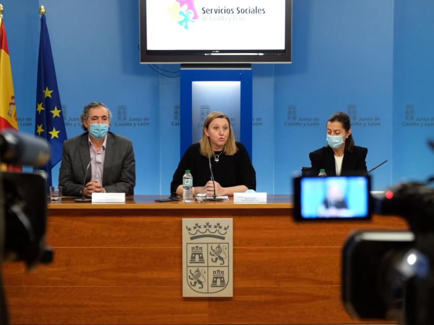 Isabel Blanco comparece en rueda de prensa para informar sobre lo sucedido en el centro de menores Zambrana