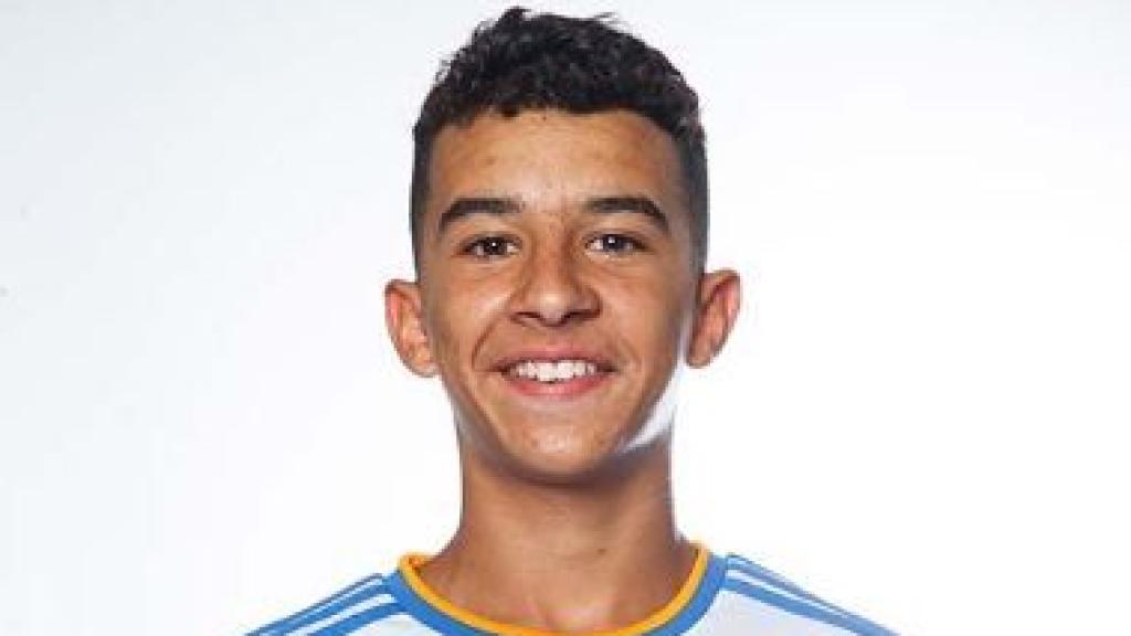 Manuel Romero, jugador del Infantil B del Real Madrid
