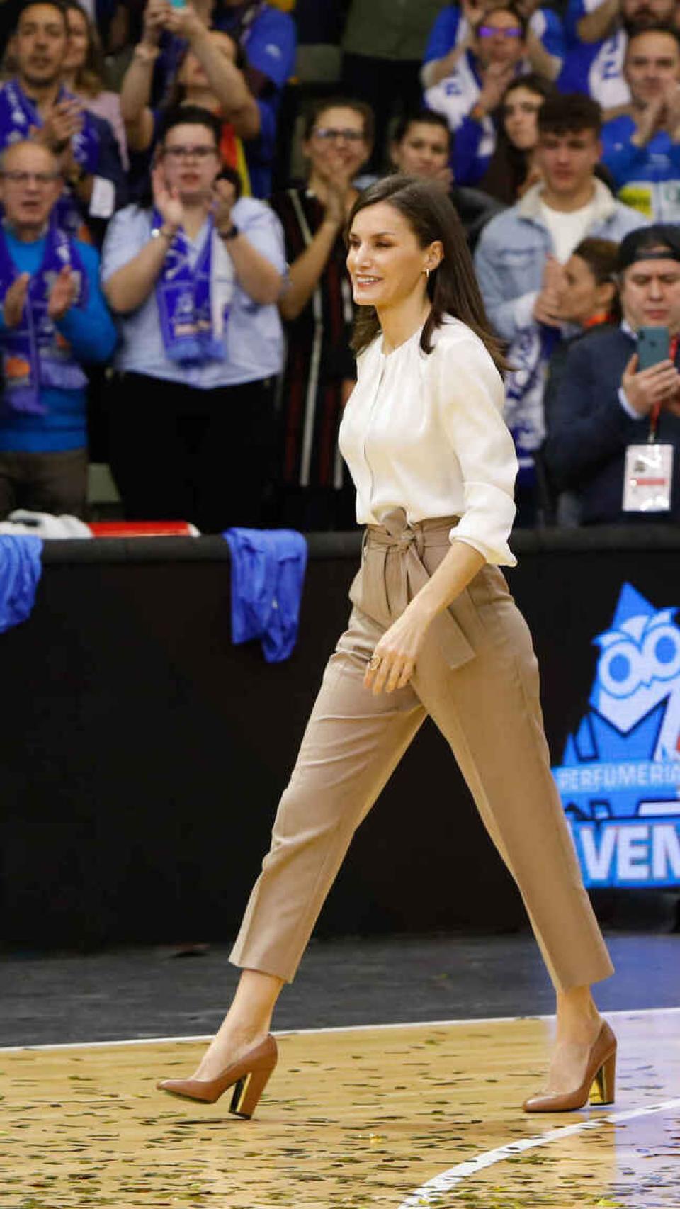 Letizia el 8 de marzo de 2021.