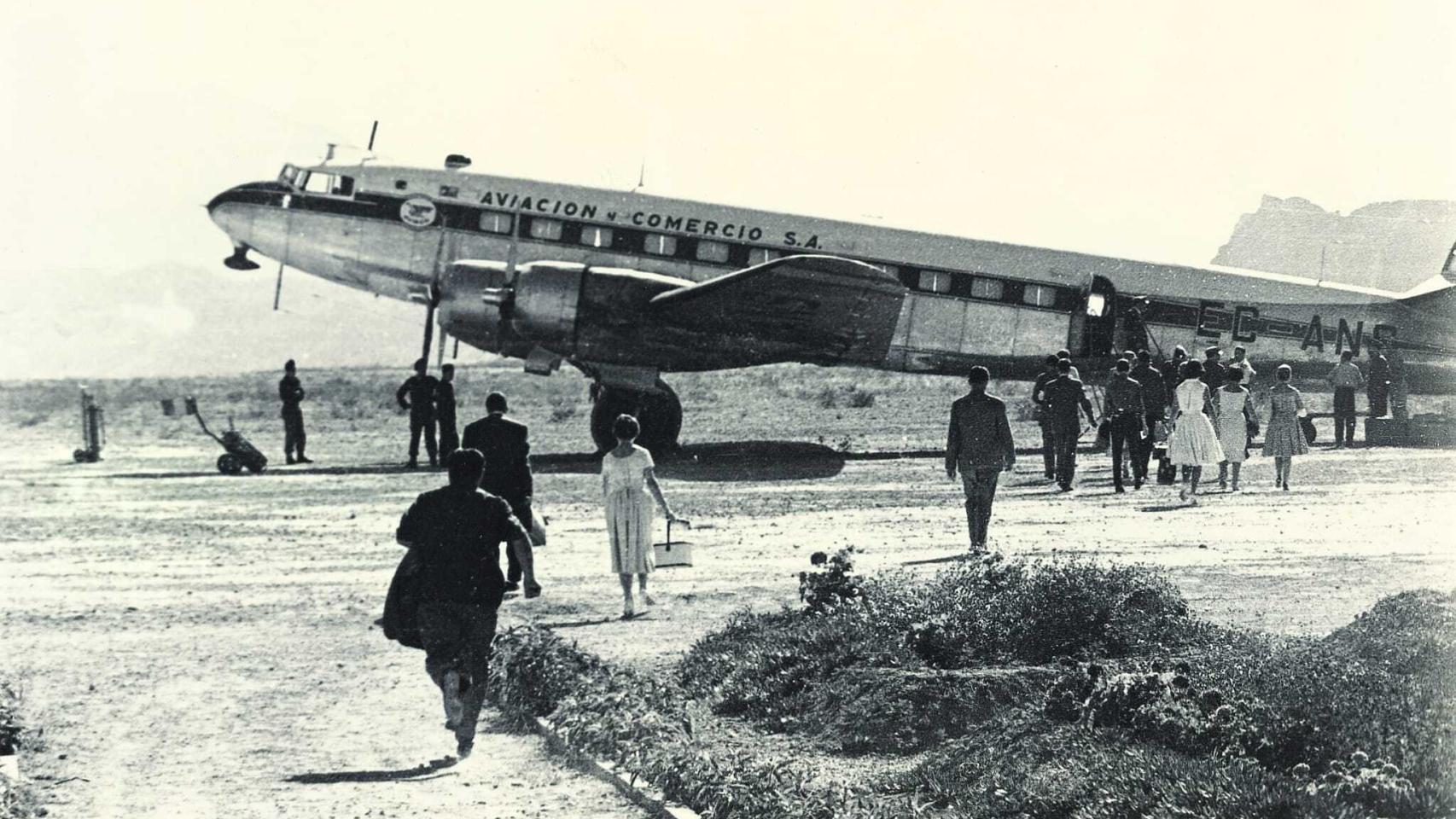 Imagen del aeródromo de Rabasa, ubicado en la partida alicantina de Los Ángeles.