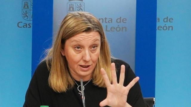 La consejera de Familia en funciones, Isabel Blanco, en una reciente comparecencia