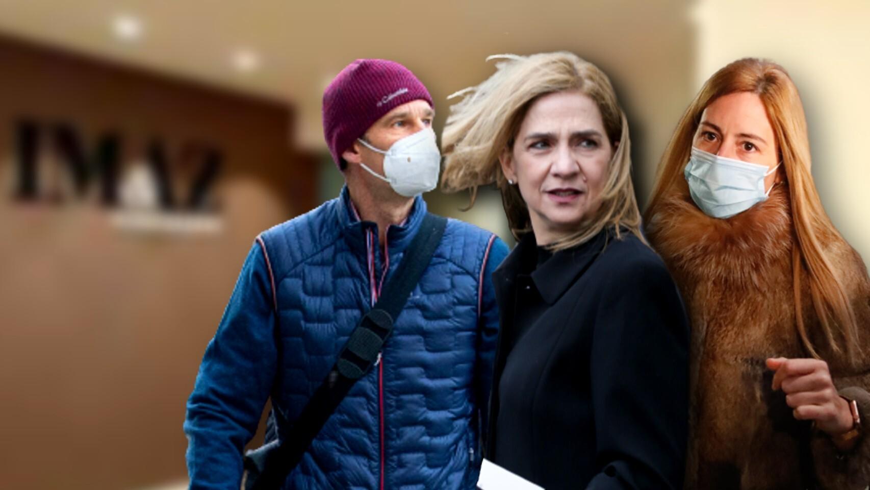 Iñaki Urdangarin, la infanta Cristina y Ainhoa Armentia en un montaje de El Español.