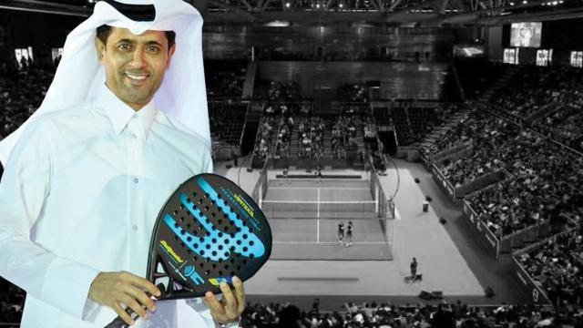 Nasser Al-Khelaifi, presidente del PSG y promotor del nuevo circuito mundial de pádel junto a la FIP