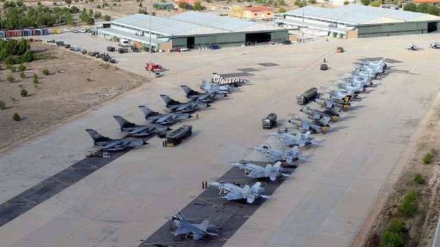 Base Aérea de Los Llanos en Albacete. Imagen de archivo