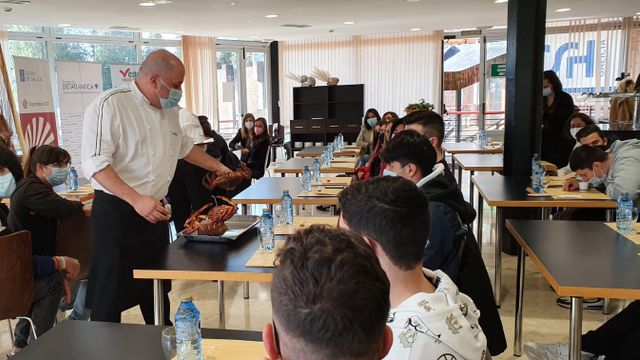 Dieta Atlántica para los futuros hosteleros del Centro Superior de Hostelería de Galicia