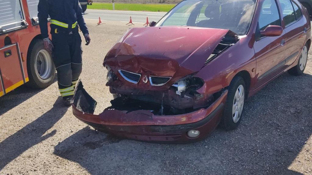 Accidente en Quintanilla de Onésimo | Foto: Bomberos Diputación de Vallado
