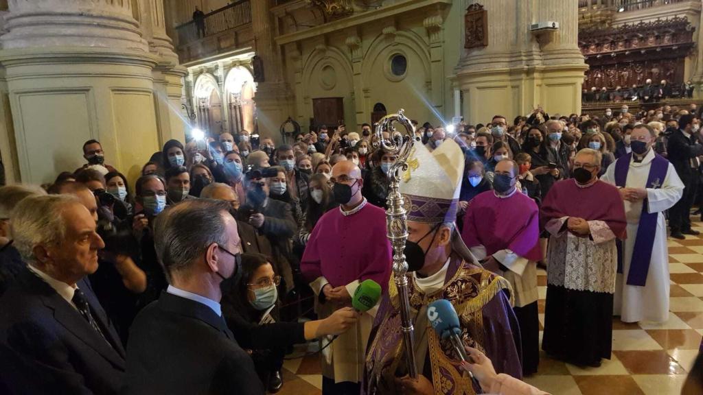 Foto dentro de la Catedral.