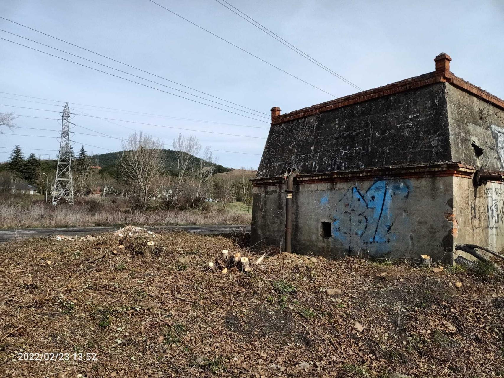 La zona donde se han llevado a cabo los trabajos, en la zona del Toralín, en Ponferrada.