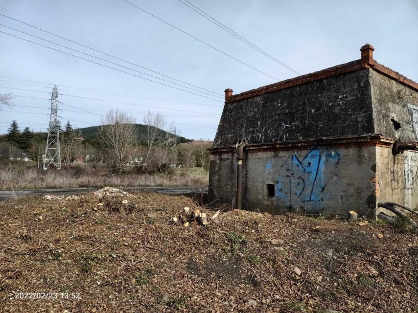 La zona donde se han llevado a cabo los trabajos, en la zona del Toralín, en Ponferrada.