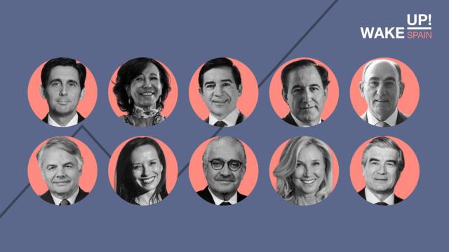 José María Álvarez-Pallete; Ana Botín; Carlos Torres; Antonio Huertas; Ignacio Galán; Ignacio Garralda; Beatriz Corredor; José Bogas; Dolores Dancausa y Francisco Reynés.