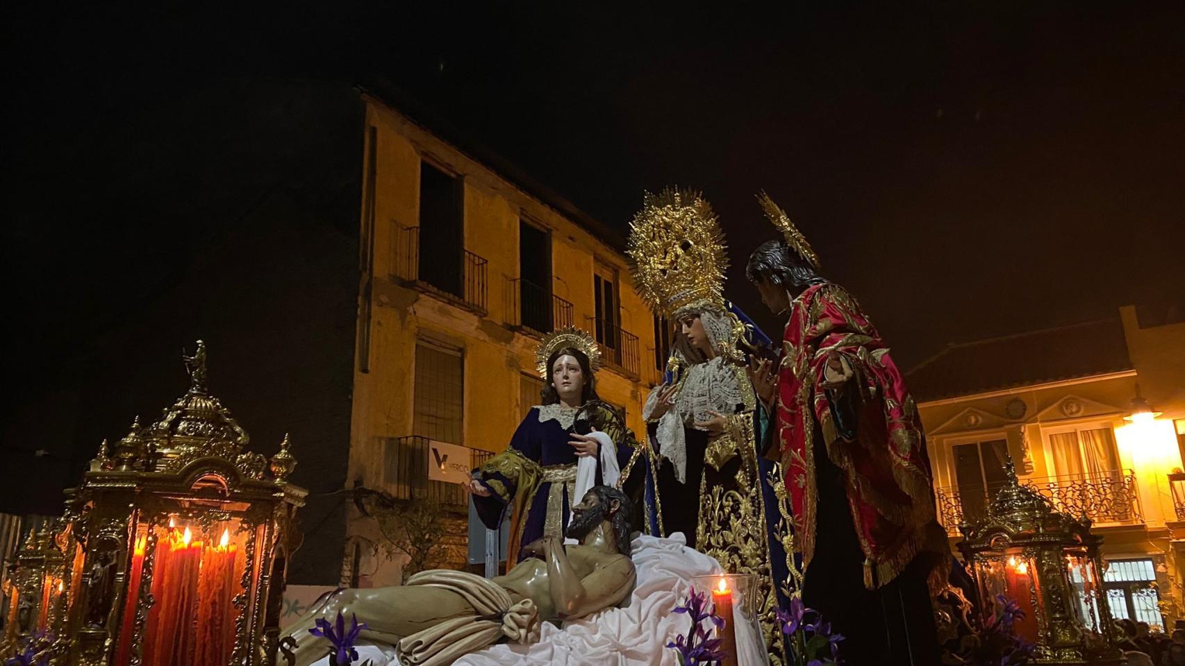 Misterio de la Mortaja del Calvario en Lagunillas.