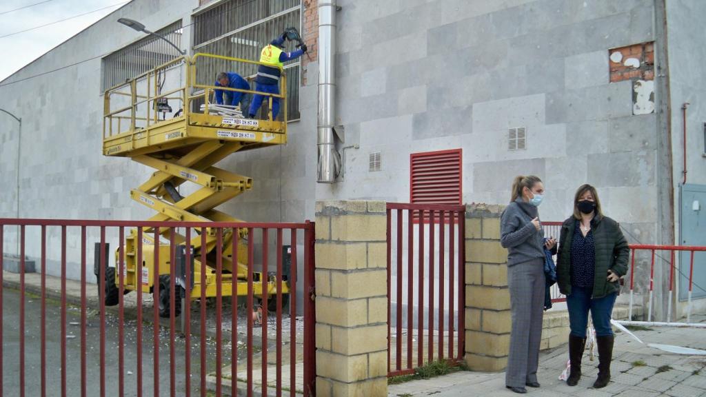 Obras en la Escuela Infantil de Santa Marta