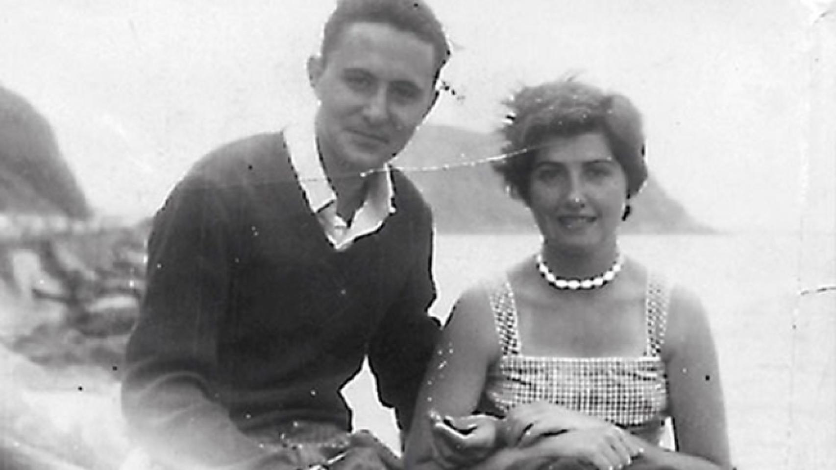 Clara Miranda junto a Claudio Rodríguez