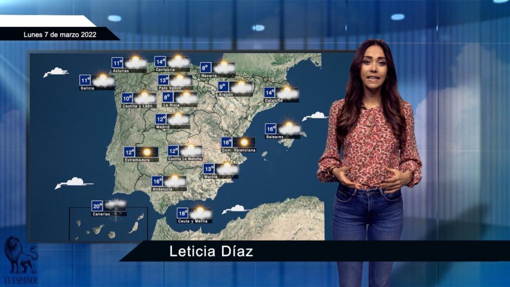 El tiempo para el lunes 7 de marzo: lluvia en sudeste peninsular y nieve en norte del país