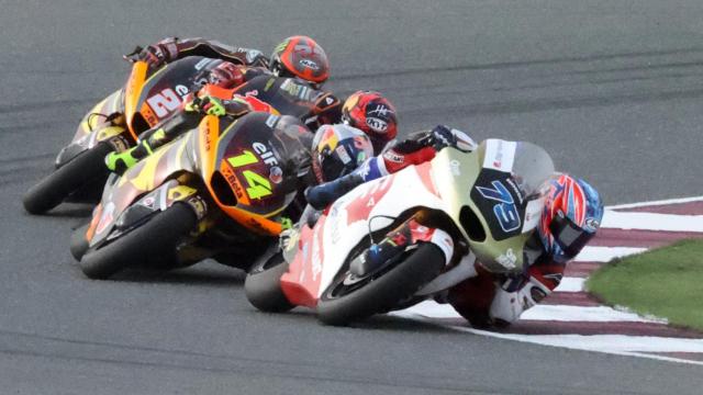 Ogura en la carrera de Moto2