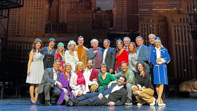 Una imagen de la visita de Andrew Lloyd Webber al Teatro del Soho.