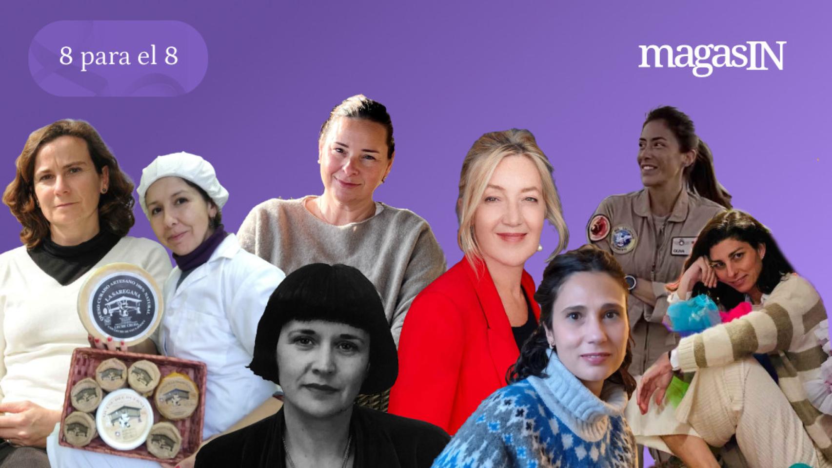8 mujeres para el 8-M.