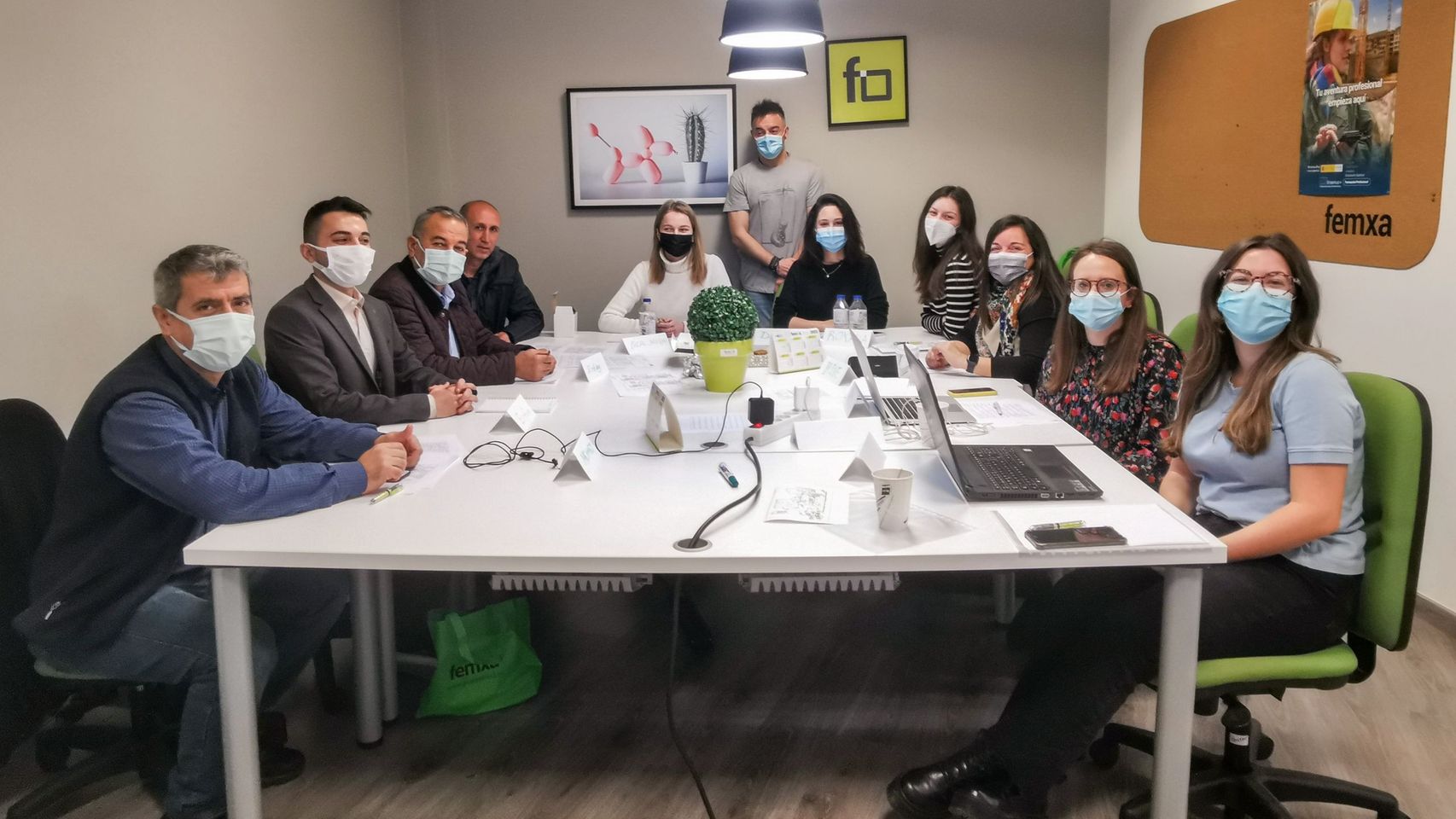 Formación de docentes internacionales en las instalaciones de Femxa en Vigo.