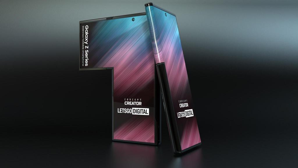 Galaxy con pantalla plegable.