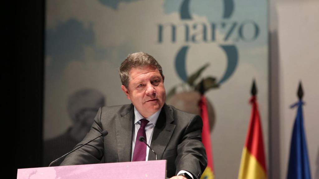 García-Page durante su intervención en el acto