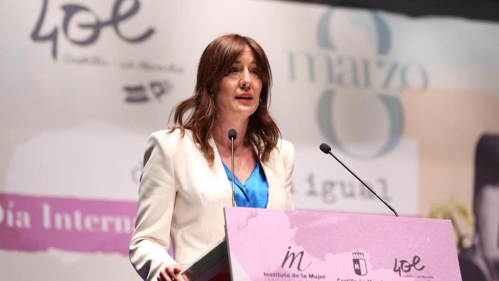 Blanca Fernández, consejera de Igualdad y portavoz del Gobierno de Castilla-La Mancha.