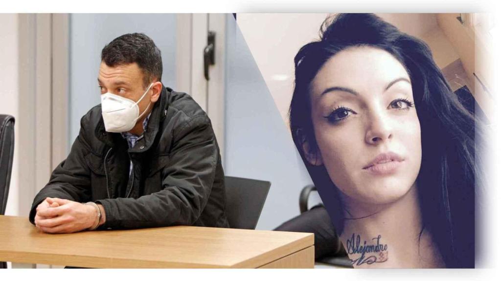 El asesino confeso, en el juicio (EFE) y la víctima.