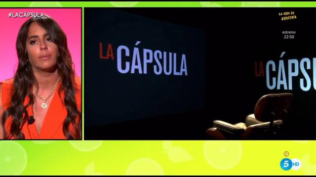 Anabel Pantoja ha inaugurado 'La Cápsula' en 'Sálvame'.