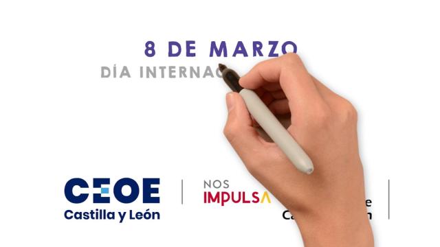 Vídeo que la CEOE de Castilla y León ha difundido para sumarse al 8 M