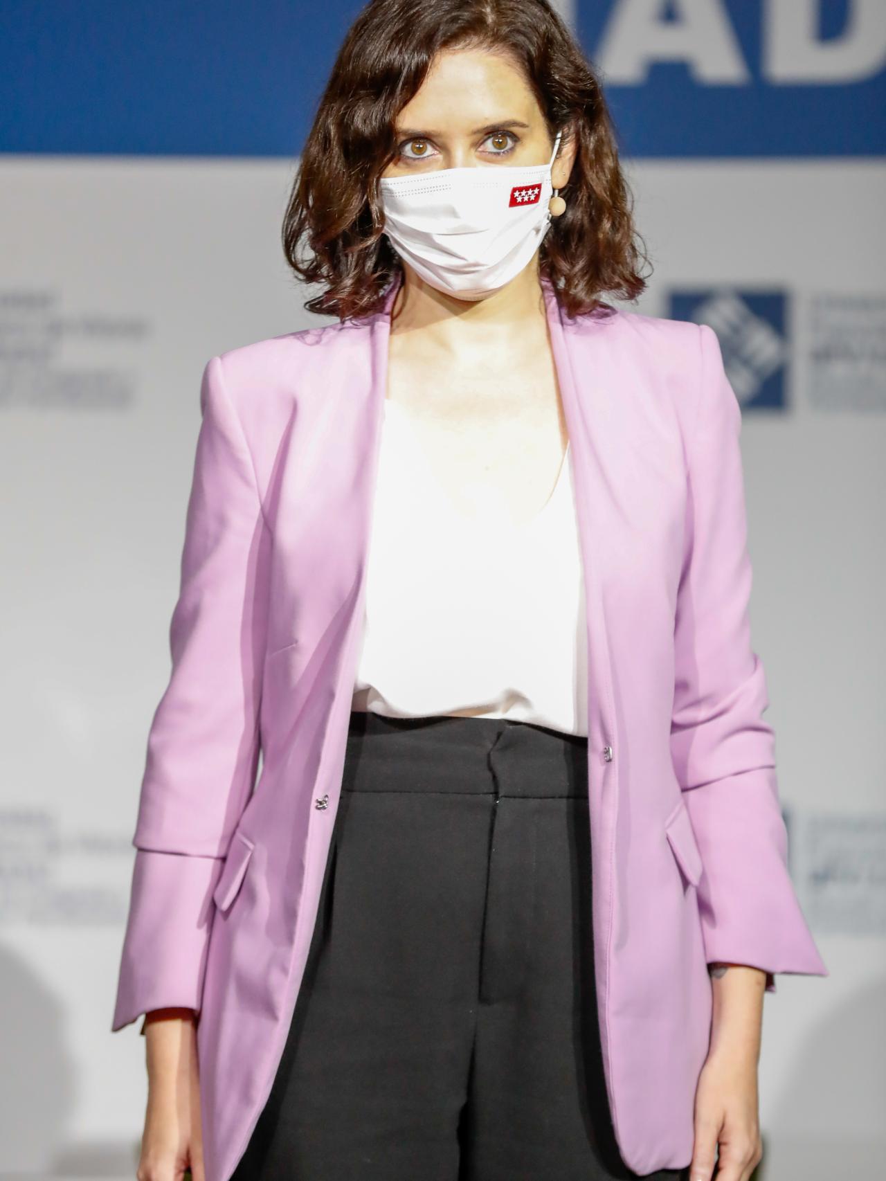 Isabel Díaz Ayuso durante un acto en Madrid.