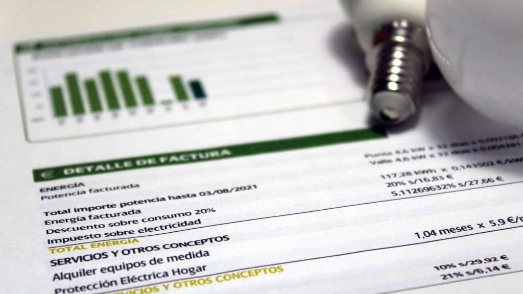 Factura de la luz.