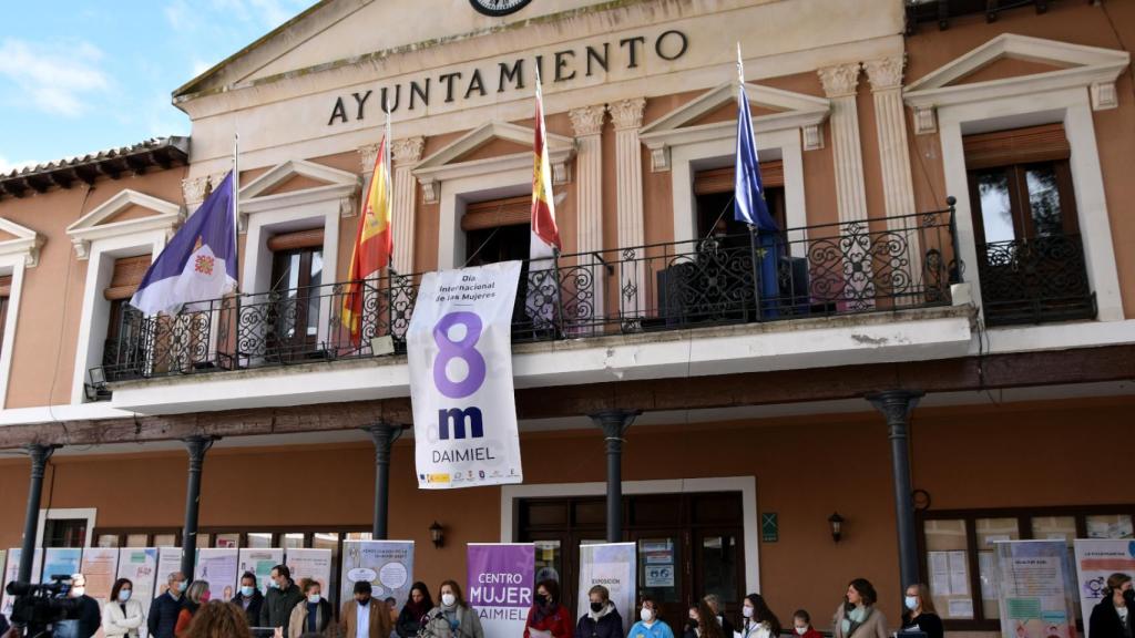 Acto por el 8-M en Daimiel.