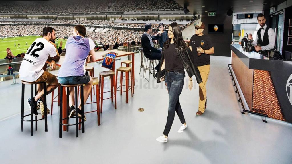 El interior del Nuevo Mestalla
