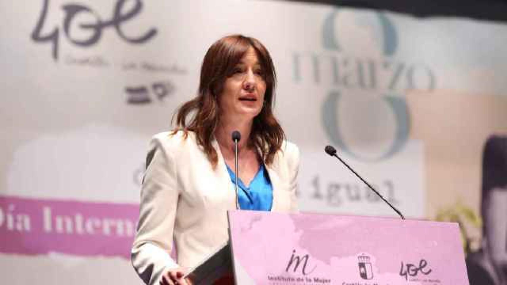 Blanca Fernández, consejera de Igualdad y portavoz del Gobierno de Castilla-La Mancha.