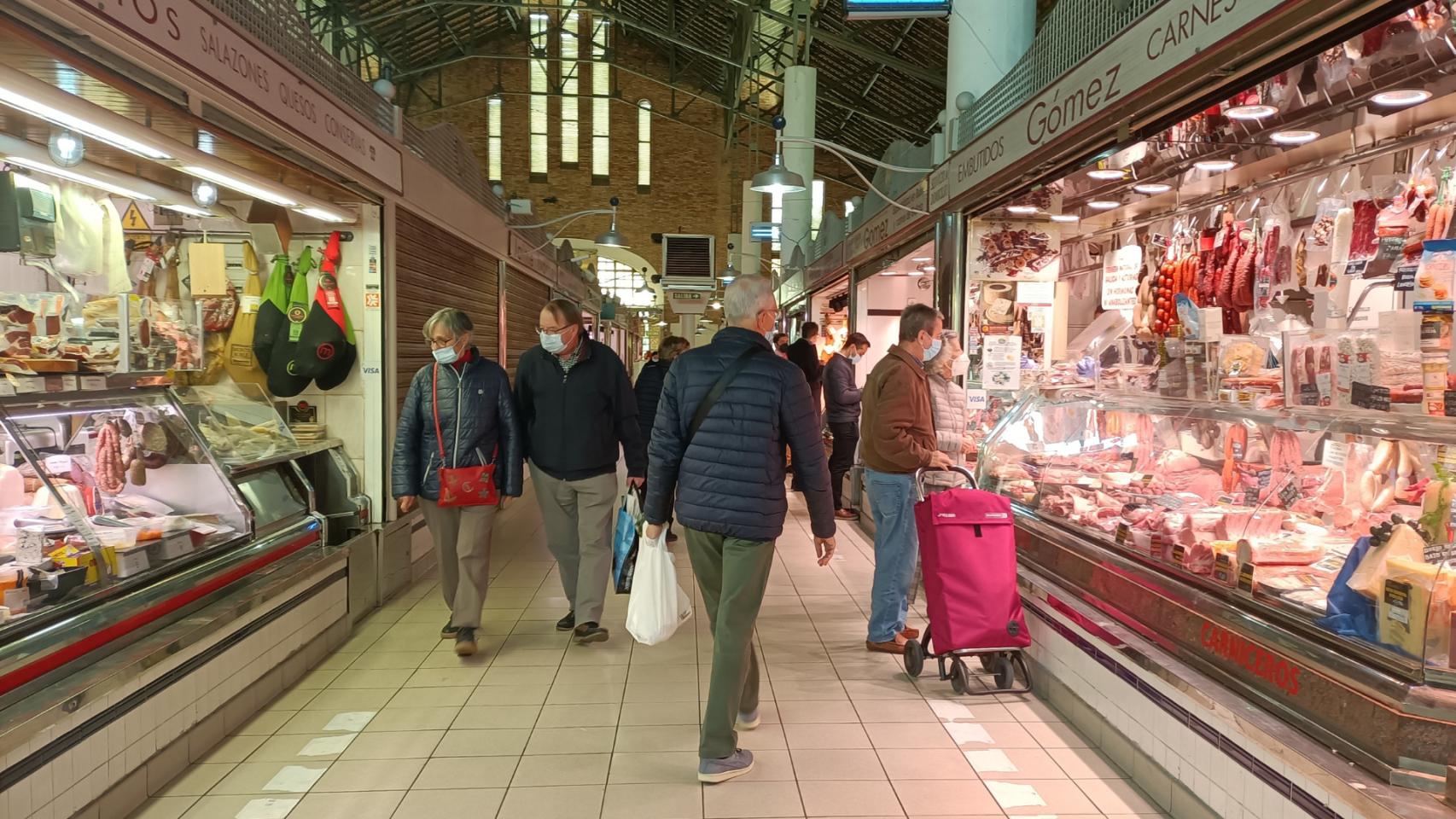 El interior de Mercado Central de Alicante en marzo de 2022.